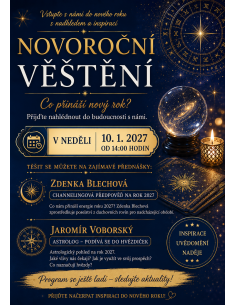 10. 1. 2027 - vstupenka Novoroční věštění